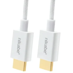 Nikabe Ultra Slim HDMI-kabel med 8K-støtte - Hvit 1 m