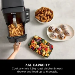 Ninja Stacked Dual Zone airfryer 7,6 L