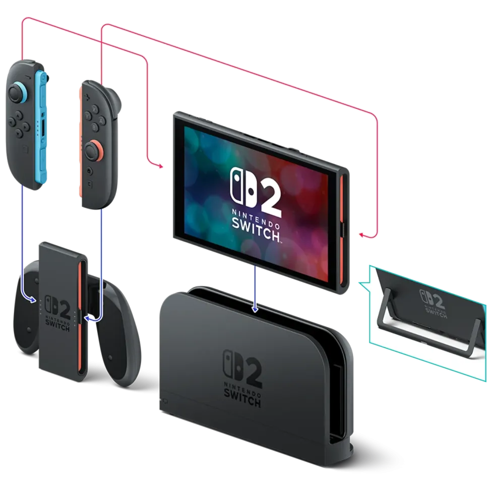 Nintendo Switch 2 Spillkonsoll 7,9" med Pokémon Legends: Z-A Bundle