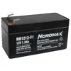 Nordmax Blyakkumulator 12 V 1,2 Ah