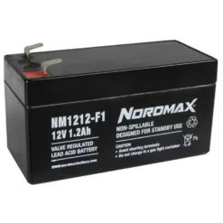 Nordmax Blyakkumulator 12 V 1,2 Ah