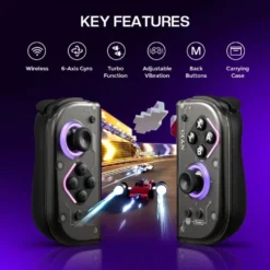 NYXI Hyperion 2 Joy-Con til Nintendo Switch Svart