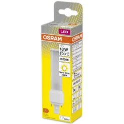 Osram LED-kompaktlysrør G24D 700 lm