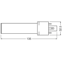 Osram LED-kompaktlysrør G23 360 lm