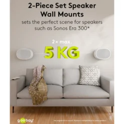 2-pakke Høyttalerfeste for Sonos Era 300 Hvit
