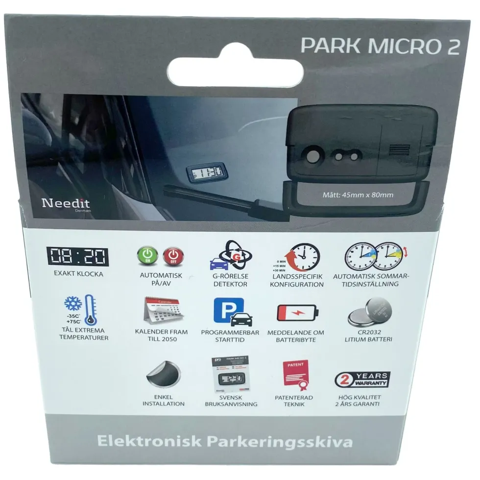 Park Micro 2 Automatisk p-skive