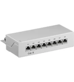 Patchpanel 8 porter Cat. 6