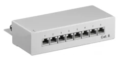 Patchpanel 8 porter Cat. 6