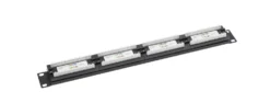19"-patchpanel UTP Cat. 6, 24 porter
