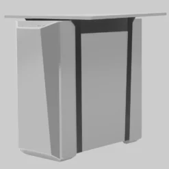 PC-holder med stropper Svart