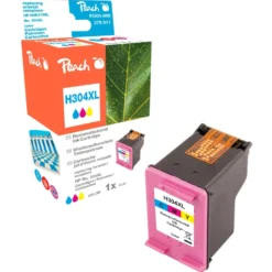 Peach Blekkpatron tilsvarer HP 304XL - Farge