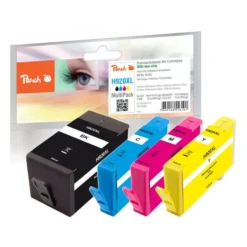 Peach Blekkpatron tilsvarer HP 920XL multipakke