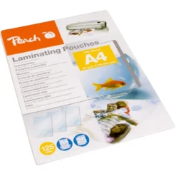 Peach Lamineringslommer A4 25 stk.