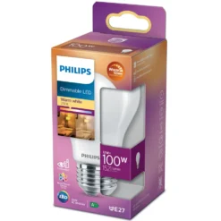 Philips Dimbar LED-pære E27 1521 lm