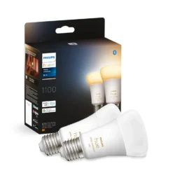 Philips Hue Ambiance Smart LED-pære E27 1100 lm 2-pack