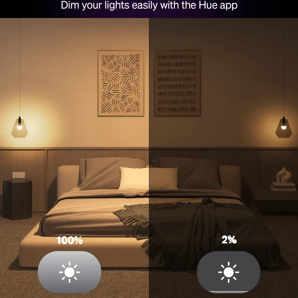 Philips Hue Essential Smart LED-pære E27 806 lm 1-pk.