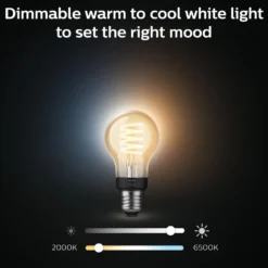 Philips Hue Filament A60 E27 Smart LED-pære 550 lm
