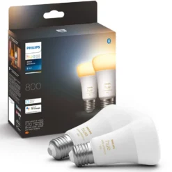 Philips Hue Filament A60 E27 Smart LED-pære 550 lm 2-pk.
