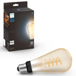 Philips Hue Filament ST72 E27 Smart LED-pære 550 lm