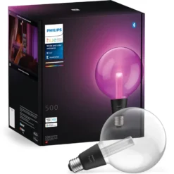 Philips Hue Lightguide G125 E27 smart kuleformet LED-pære 500 lm