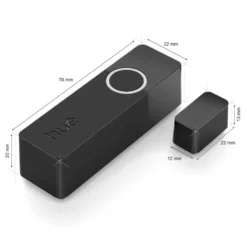 Philips Hue Secure Kontaktsensor - Svart 2-pk.