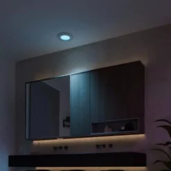 Philips Hue Slank innfelt belysning Ø90 mm 3-pakning Hvit