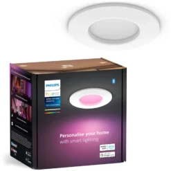 Philips Hue Slank innfelt belysning Ø90 mm Hvit