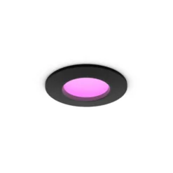 Philips Hue Slank innfelt belysning Ø90 mm Svart