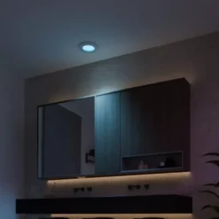 Philips Hue Slim innfelt spotlight 90 mm 1-pk. Hvit