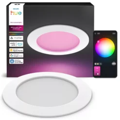 Philips Hue Slim innfelt spotlight 170 mm 1-pk. Hvit