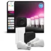 Philips Hue Startpakke Pro: 3x White & Color E27 + Dimmer + Bridge Pro