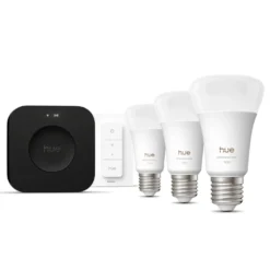 Philips Hue Startpakke Pro: 3x White & Color E27 + Dimmer + Bridge Pro