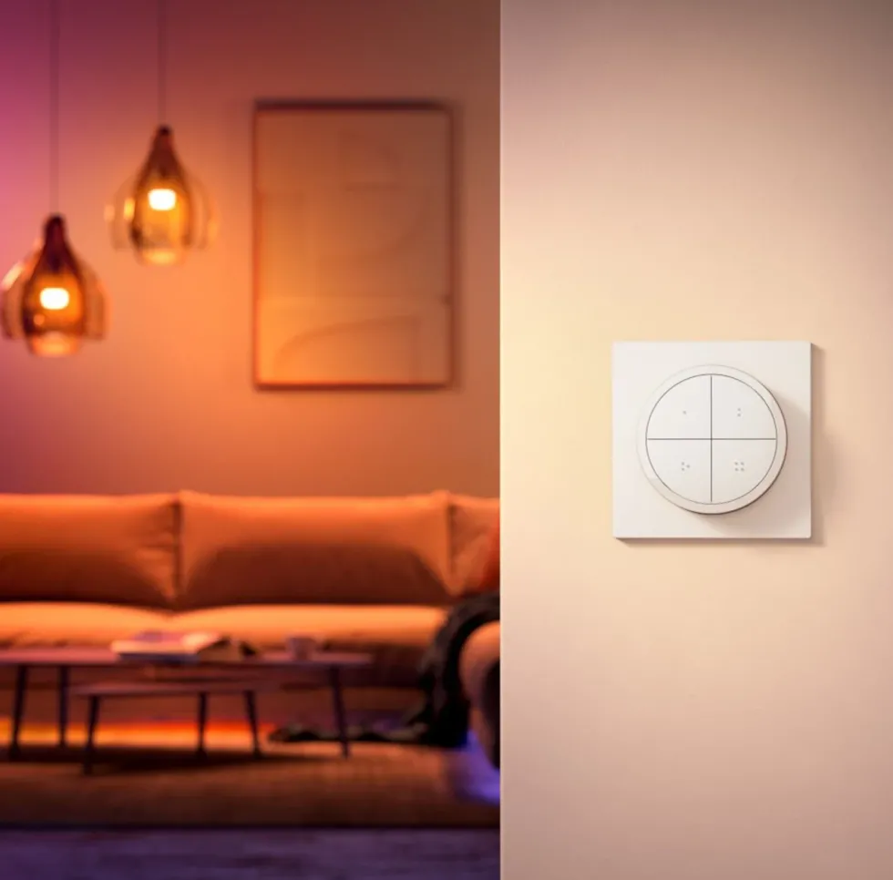 Philips Hue Tap Dial Switch Fjernkontroll Hvit