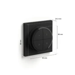Philips Hue Tap Dial Switch Fjernkontroll Svart