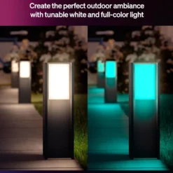 Philips Hue Turaco piedestallampe for utendørs bruk Antrasitt