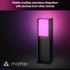 Philips Hue Turaco piedestallampe for utendørs bruk Antrasitt
