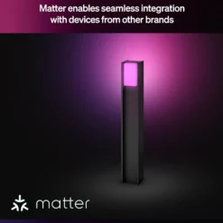 Philips Hue Turaco stolpelampe White and Color Ambiance Antrasitt