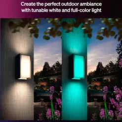 Philips Hue Turaco vegglampe for utendørs bruk Antrasitt