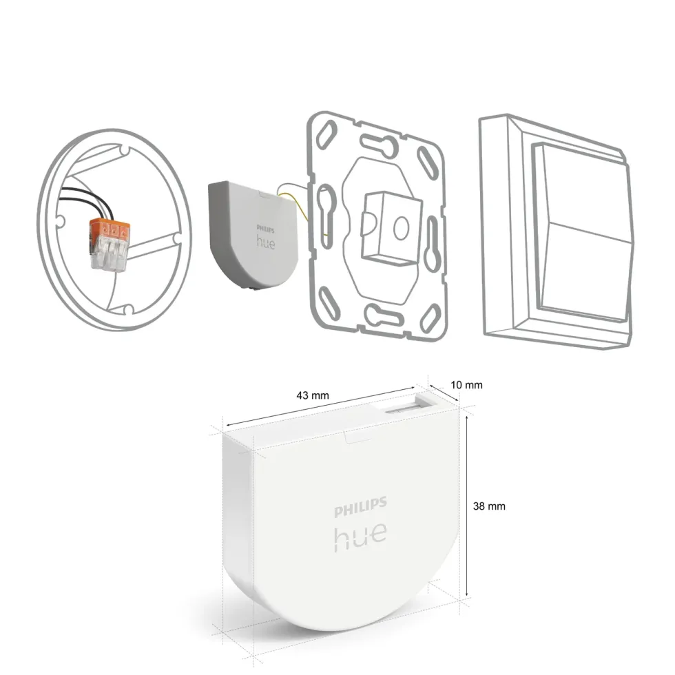 Philips Hue Veggbrytermodul 1-pk.