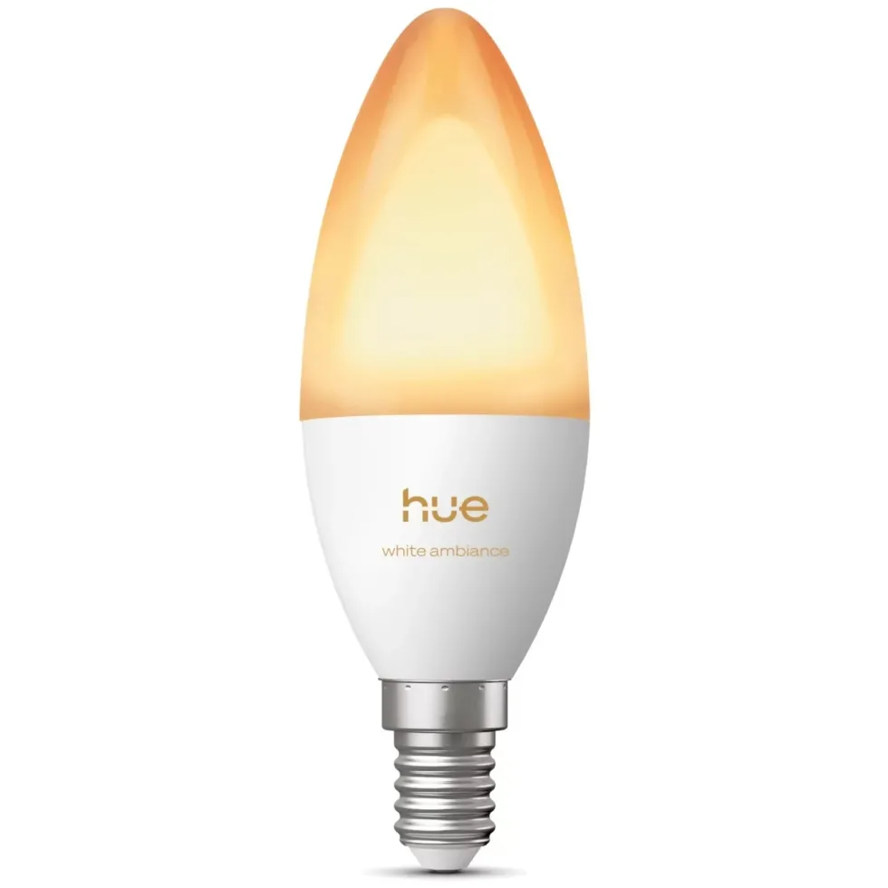 Philips Hue White Ambiance kronlyslampe E14 1-pk.
