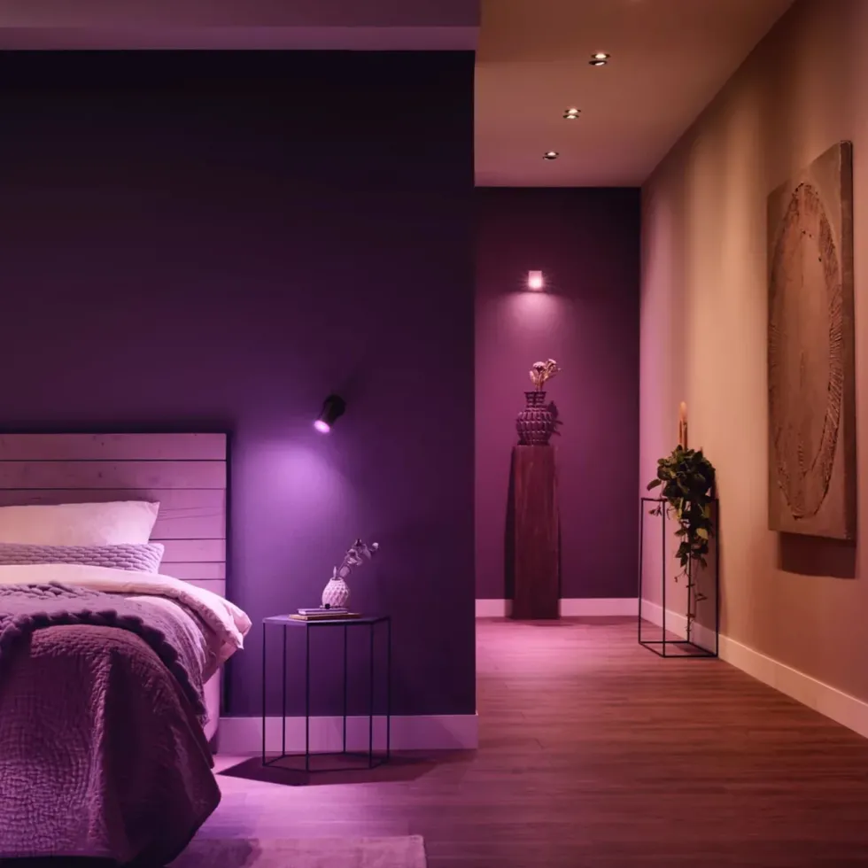 Philips Hue White and Color Ambiance Smart LED-pære GU10 400 lm 2-pk