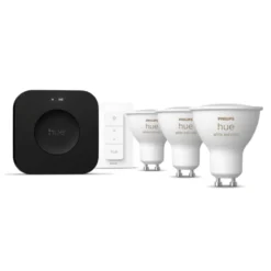 Philips Hue White & Color Ambiance GU10 – Startpakke med Bridge Pro