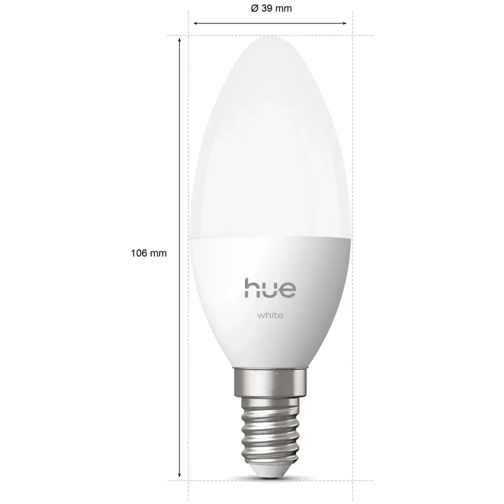 Philips Hue White smart LED-kronlys E14 1-pk.
