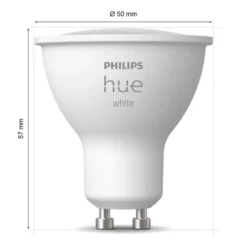 Philips Hue White Smart LED-pære GU10 400 lm 2-pack