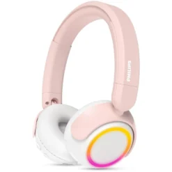Philips K4206 trådløse barnehodetelefoner med LED-paneler Rosa