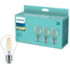 Philips LED-pære E27 806 lm 3-pk.