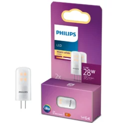 Philips LED-pære G4 315 lm 2-pk