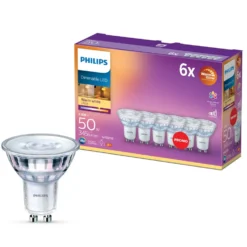 Philips LED-pære GU10 345 lm 6-pk.