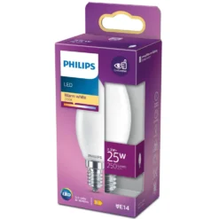 Philips LED-pære Mignon E14 250 lm