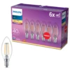 Philips LED-pære Mignon E14 470 lm 6-pk.